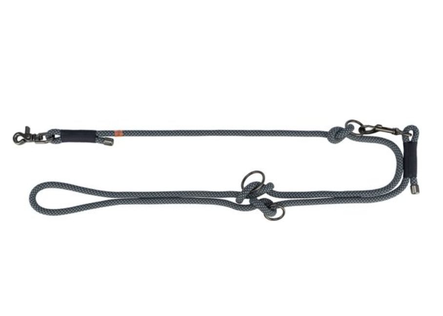 Trixie Soft Rope Hundesnor Justerbar - Sort/Grå